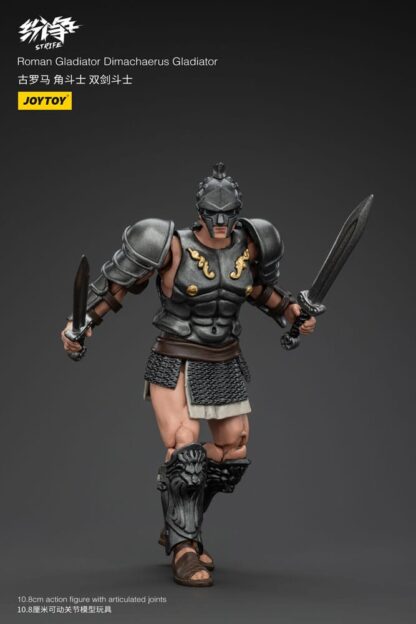 Strife Actionfigur 1/18 Roman Gladiator Dimachaerus Gladiator 11 cm – Bild 6