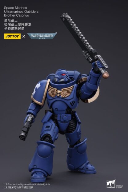 Warhammer 40k Actionfigur 1/18 Space Marines Ultramarines Outriders Brother Catonus 14 cm – Bild 6