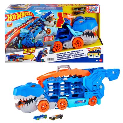 Hot Wheels City Ultimativer T-Rex Transporter – Bild 2