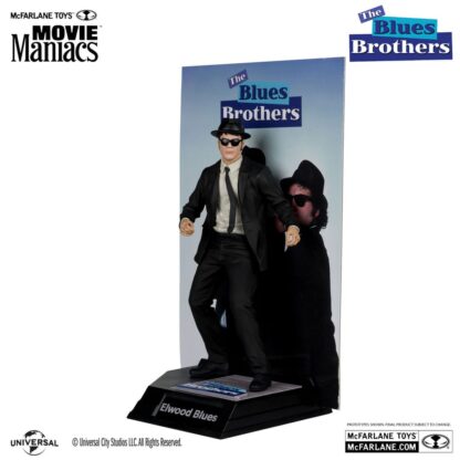 The Blues Brothers Movie Maniacs Actionfiguren 2er-Pack Jake & Elwood Blues (Gold Label) 15 cm - Beschädigte Verpackung – Bild 2