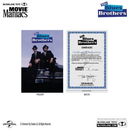 The Blues Brothers Movie Maniacs Actionfiguren 2er-Pack Jake & Elwood Blues (Gold Label) 15 cm - Beschädigte Verpackung – Bild 6