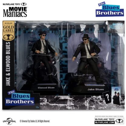 The Blues Brothers Movie Maniacs Actionfiguren 2er-Pack Jake & Elwood Blues (Gold Label) 15 cm - Beschädigte Verpackung – Bild 7