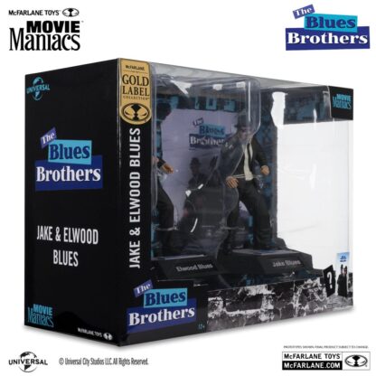 The Blues Brothers Movie Maniacs Actionfiguren 2er-Pack Jake & Elwood Blues (Gold Label) 15 cm - Beschädigte Verpackung – Bild 8