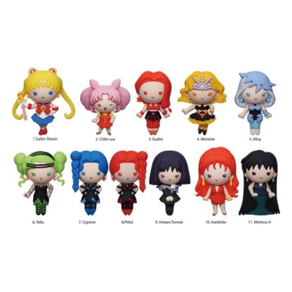 Sailor Moon 3D PVC-Taschenanhänger Series 8 Display (24)