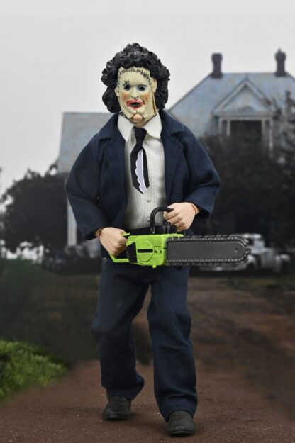 Texas Chainsaw Massacre Clothed Actionfigur Leatherface (Pretty Woman Mask) 50th Anniversary 20 cm – Bild 5