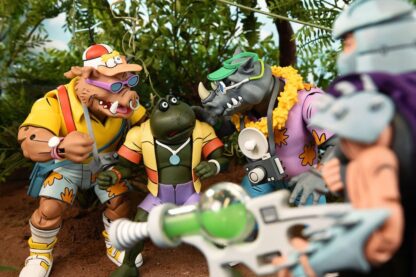 Teenage Mutant Ninja Turtles (Cartoon 1980) Actionfiguren 2er-Pack Vacation Bebop and Rocksteady 18 cm – Bild 7