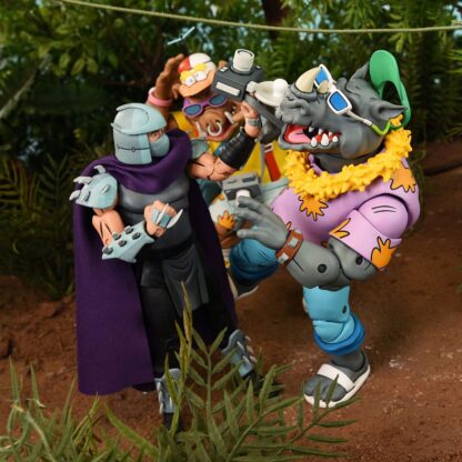 Teenage Mutant Ninja Turtles (Cartoon 1980) Actionfiguren 2er-Pack Vacation Bebop and Rocksteady 18 cm – Bild 9