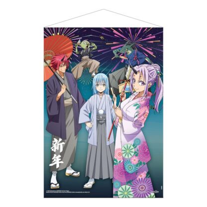 That Time I Got Reincarnated as a Slime Wandrolle New Year's Celebrations 50 x 70 cm