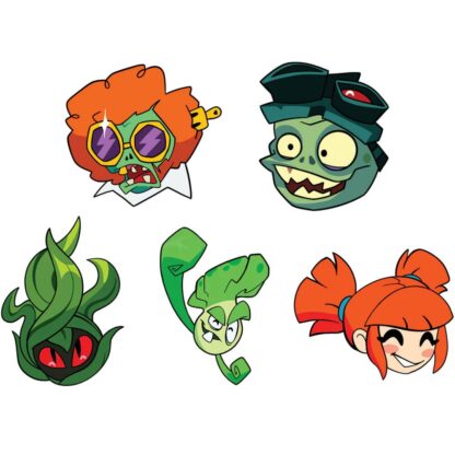 Plants vs. Zombies Ansteck-Pins Set 5 cm (6)