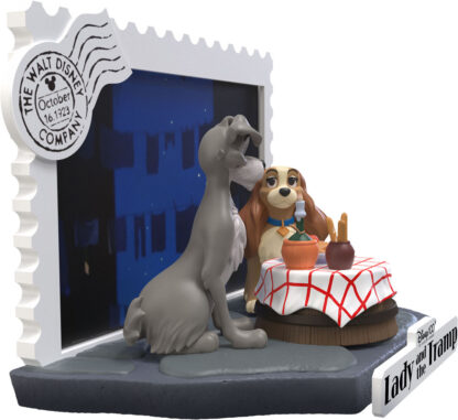 Disney 100th Anniversary D-Stage PVC Diorama Lady And The Tramp 12 cm - Beschädigte Verpackung – Bild 3