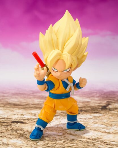 Dragon Ball S.H.Figuarts Actionfigur Super Saiyan Son Goku (mini) Daima 8 cm – Bild 2