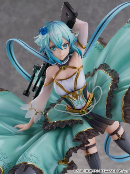 Sword Art Online SHIBUYA SCRAMBLE FIGURE PVC Statue 1/7 Sinon Crystal Dress Ver. 29 cm – Bild 7