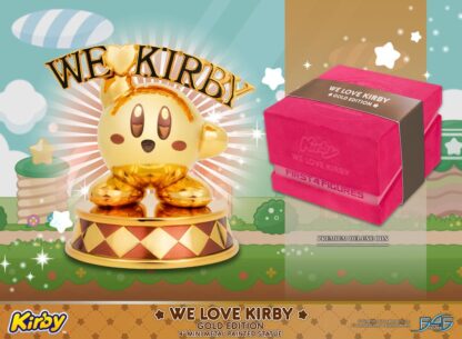 Kirby DieCast Statue We Love Kirby Gold Edition 10 cm – Bild 5