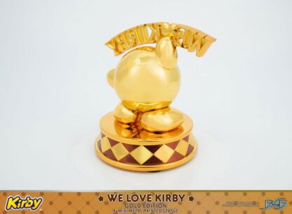 Kirby DieCast Statue We Love Kirby Gold Edition 10 cm – Bild 13