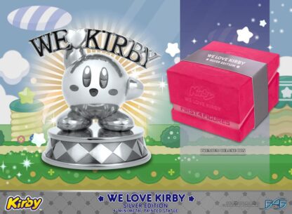 Kirby DieCast Statue We Love Kirby Silver Edition 10 cm – Bild 2