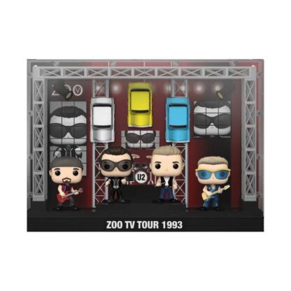 U2 POP! Moments DLX Vinyl Figuren 4er-Pack Zoo TV 1993 Tour 9 cm - Beschädigte Verpackung