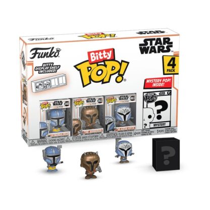 Star Wars: Mandalorian Bitty POP! Vinyl Figuren 4er-Pack Heavy Mandalorian 2,5 cm