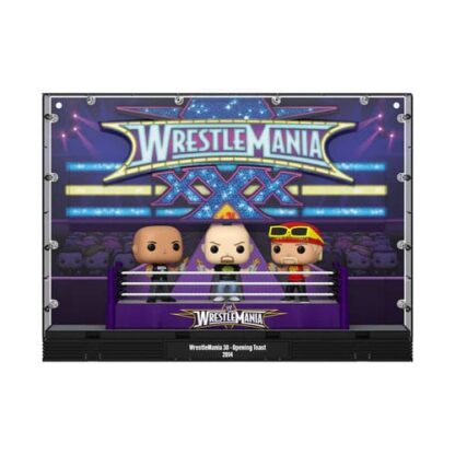 WWE POP Moments Deluxe Vinyl Figuren 3er-Pack Wrestlemania 30 Opening Toast - Beschädigte Verpackung