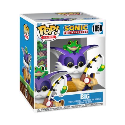 Sonic the Hedgehog Oversized POP! Vinyl Figur Big the Cat w/Froggy 15 cm – Bild 2