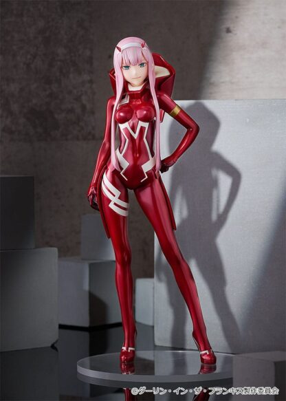 Darling in the Franxx Party Pop Up Parade PVC Statue Zero Two: Pilot Suit L Size 23 cm  - Beschädigte Verpackung – Bild 3