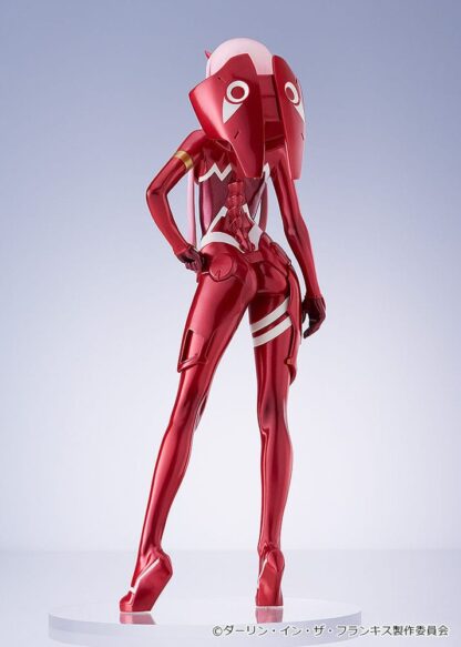 Darling in the Franxx Party Pop Up Parade PVC Statue Zero Two: Pilot Suit L Size 23 cm  - Beschädigte Verpackung – Bild 6