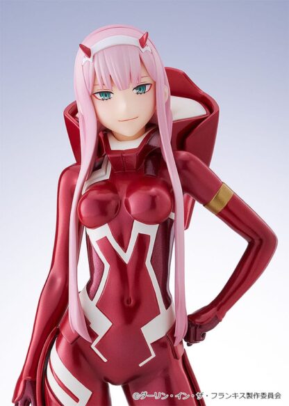 Darling in the Franxx Party Pop Up Parade PVC Statue Zero Two: Pilot Suit L Size 23 cm  - Beschädigte Verpackung – Bild 7