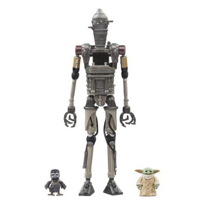 Star Wars: The Mandalorian Vintage Collection Actionfiguren 3er-Pack IG-12, Grogu & Anzellan 10 cm