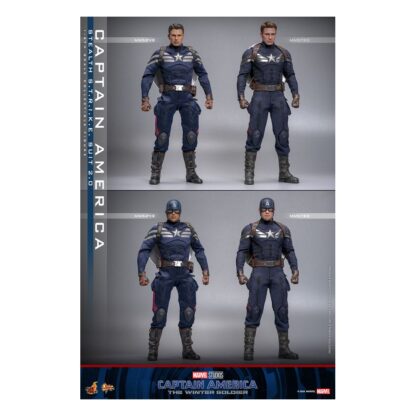 The Return of the First Avenger Movie Masterpiece Actionfigur 1/6 Captain America (Stealth S.T.R.I.K.E. Suit) 2.0 31 cm – Bild 17