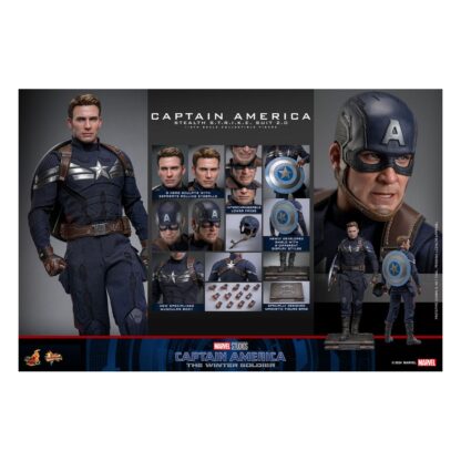 The Return of the First Avenger Movie Masterpiece Actionfigur 1/6 Captain America (Stealth S.T.R.I.K.E. Suit) 2.0 31 cm – Bild 22