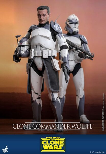 Star Wars: The Clone Wars Actionfigur 1/6 Clone Commander Wolffe 30 cm – Bild 16