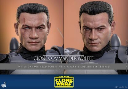 Star Wars: The Clone Wars Actionfigur 1/6 Clone Commander Wolffe 30 cm – Bild 19