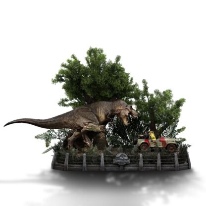 Jurassic Park Demi Art Scale Statue 1/20 T-Rex Chase – Bild 17