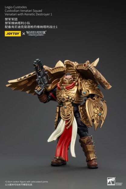 Warhammer The Horus Heresy Actionfigur 1/18 Legio Custodes Custodian Venatari Squad Venatari with Kenetic Destroyer 1 13 cm – Bild 2