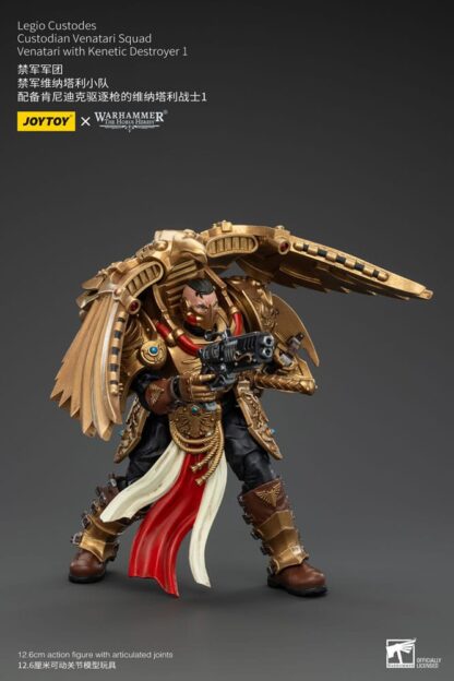 Warhammer The Horus Heresy Actionfigur 1/18 Legio Custodes Custodian Venatari Squad Venatari with Kenetic Destroyer 1 13 cm – Bild 5