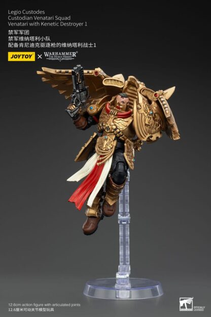 Warhammer The Horus Heresy Actionfigur 1/18 Legio Custodes Custodian Venatari Squad Venatari with Kenetic Destroyer 1 13 cm – Bild 8