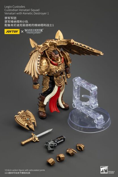 Warhammer The Horus Heresy Actionfigur 1/18 Legio Custodes Custodian Venatari Squad Venatari with Kenetic Destroyer 1 13 cm – Bild 9