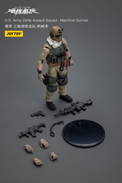 Hardcore Coldplay Actionfigur 1/18 U.S. Army Delta Assault Squad Machine Gunner 11 cm – Bild 5