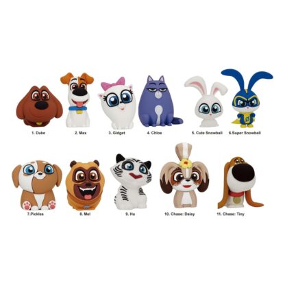 Pets 3D PVC-Taschenanhänger  Series 1 Display (24)