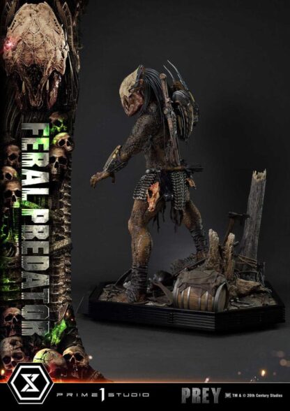 Prey (Movie) Museum Masterline Series Statue 1/3 Feral Predator 89 cm – Bild 11