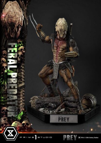 Prey (Movie) Museum Masterline Series Statue 1/3 Feral Predator 89 cm – Bild 12