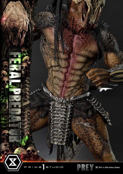 Prey (Movie) Museum Masterline Series Statue 1/3 Feral Predator 89 cm – Bild 18