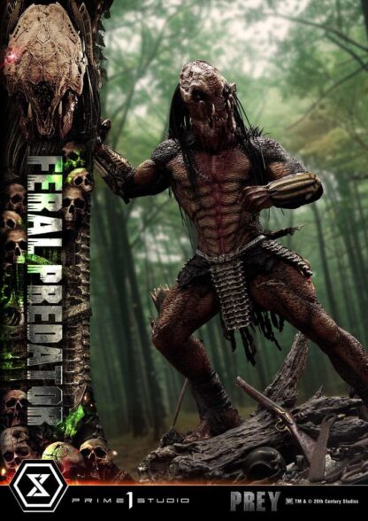 Prey (Movie) Museum Masterline Series Statue 1/3 Feral Predator 89 cm – Bild 23