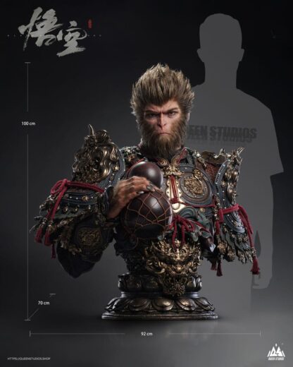 Black Myth: WuKong The Destined Büste 1/1 WuKong 100 cm – Bild 27