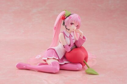 Hatsune Miku PVC Statue Desktop Cute Figure Sakura Miku Cherry Cushion Ver. 13 cm – Bild 2