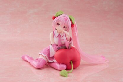 Hatsune Miku PVC Statue Desktop Cute Figure Sakura Miku Cherry Cushion Ver. 13 cm – Bild 4