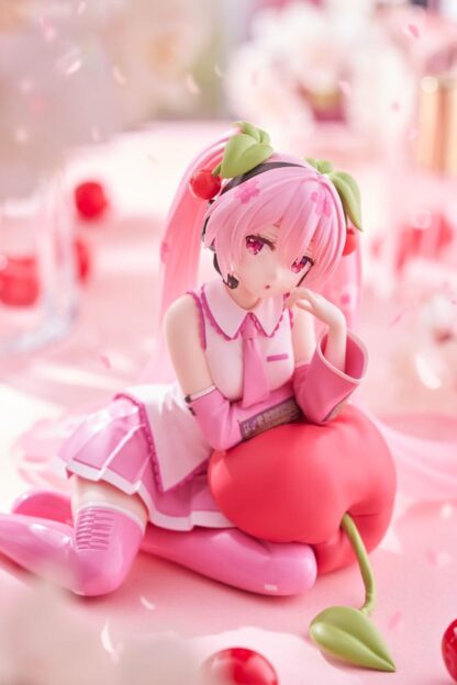 Hatsune Miku PVC Statue Desktop Cute Figure Sakura Miku Cherry Cushion Ver. 13 cm – Bild 11