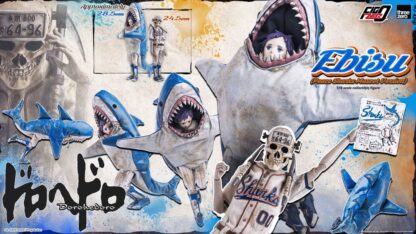 Dorohedoro FigZero Actionfigur 1/6 Ebisu Peace Sharks Mascot Ver. 24 cm – Bild 17