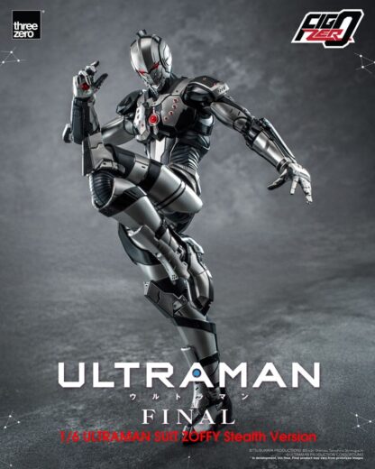 Ultraman Final FigZero Actionfigur 1/6 Ultraman Suit Zoffy Stealth Version 30 cm – Bild 5