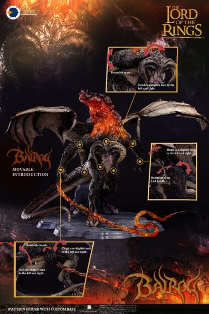 Herr der Ringe Plastic Model Kit Balrog (Organic Version) 28 cm – Bild 22