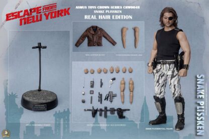 Die Klapperschlange Crown Series Actionfigur 1/6 Snake Plissken (Real Hair Version) 30 cm – Bild 18